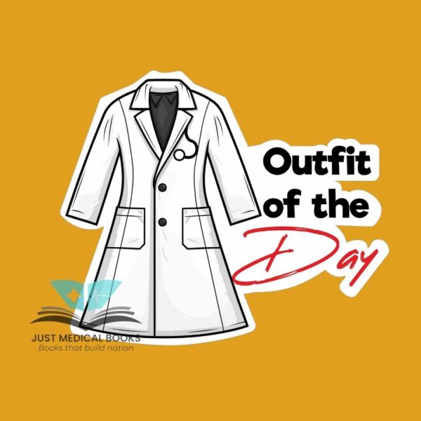 Outfit of the day female phone sticker for medical students