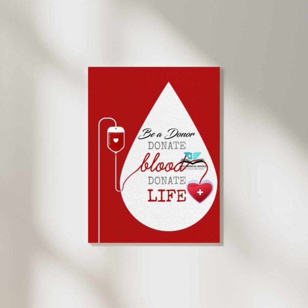 Be a donor donate blood donate life wall poster for medical students.