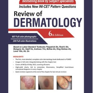 Review of Dermatology PG Medical book