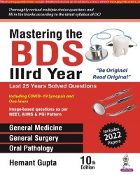 Mastering the BDS IIIrd Year dental book