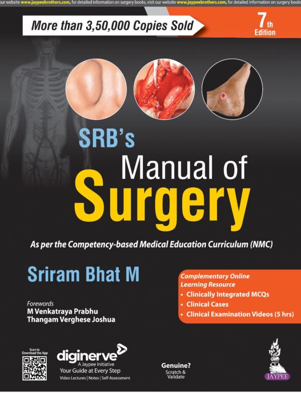 SRBs Manual of Surgery medical book