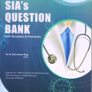 SIAs Question Bank for 1st Year MBBS medical book