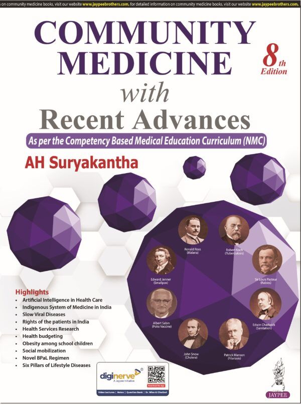 9789366160931 - Community Medicine with Recent Advances - AH Suryakantha , Medical Books - just medical books