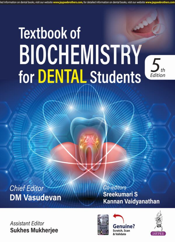 9789356968424 Textbook of biochemistry for dental students vasudevan, medioks, just medical books