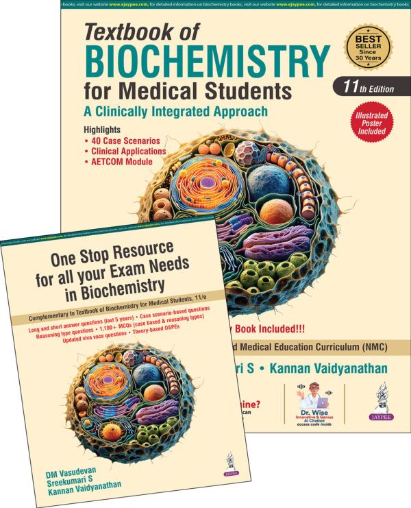 9789366160559 Textbook of Biochemistry for Medical Students - medioks , just medical books