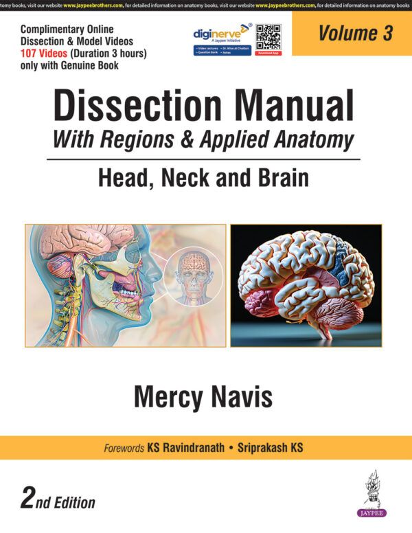 9789366167077 - Dissection Manual with Regions and Applied Anatomy - just medical books, medioks.
